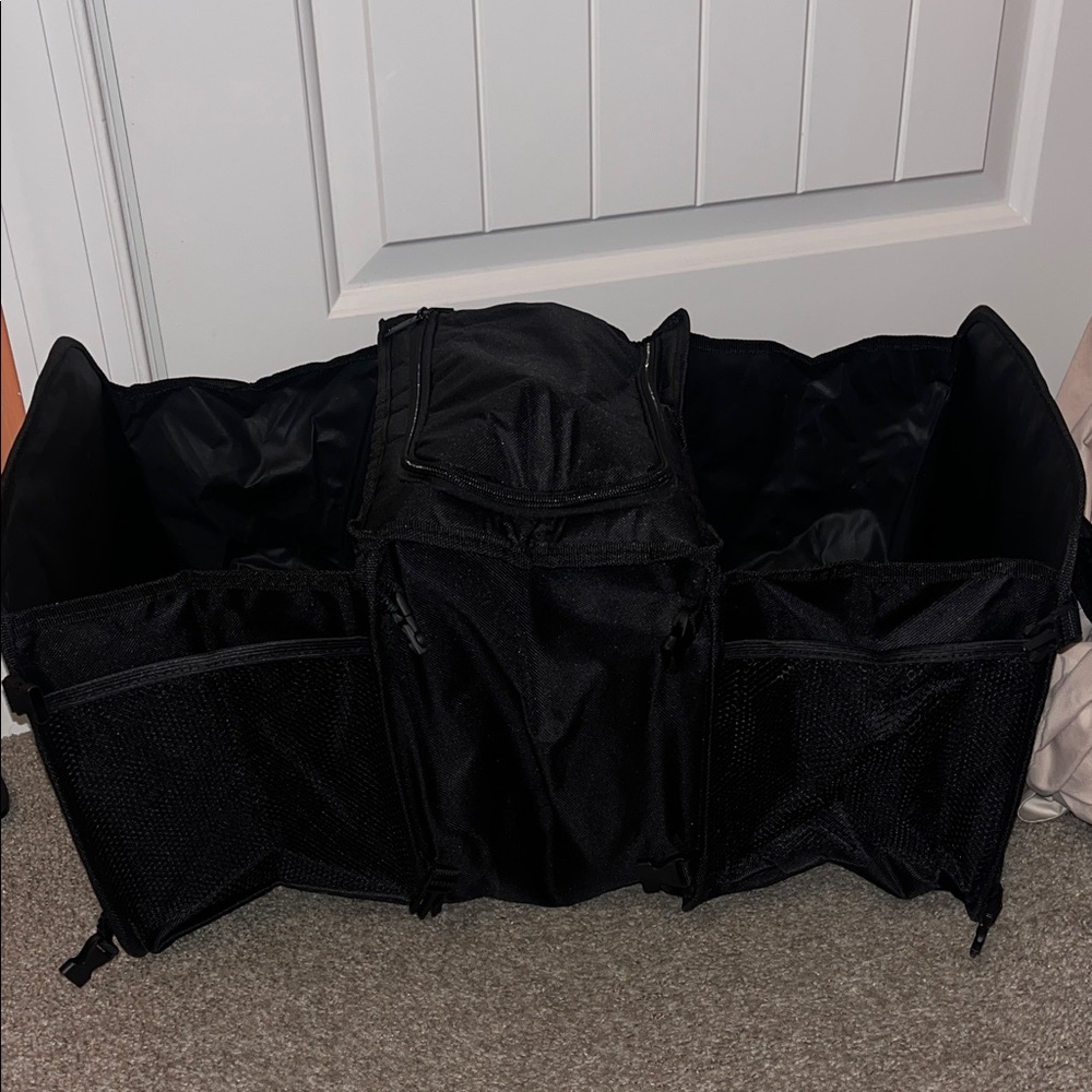 Black Expandable Car Organizer Bag 20x12